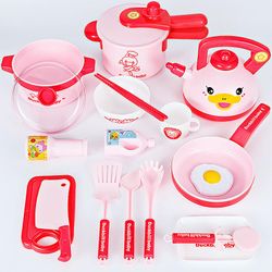 Fantasia Play House Køkken Legetøj Simulation Service Baby Opvaskemaskine Sæt Børn 18 pieces