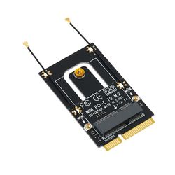 M.2 Ngff Til Mini PCI-e Adapter Converter Utvidelseskort M2 Key Ngff E-grensesnitt for M2 Wireless Blu Svart
