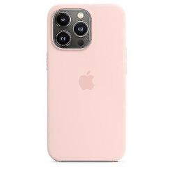 Silikon telefonfodral för Iphone 13 Pro 13pro Krita rosa
