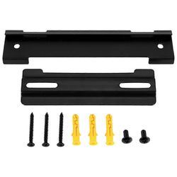 WB-120 seinäkiinnityssarjan teline Solo 5 Soundbarille, Cinemate120:lle, ruuvi- ja seinäankkureilla, Bla musta