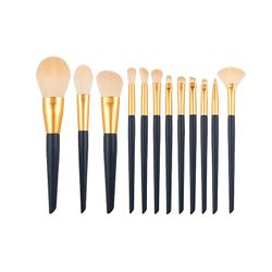 Star Makeup Brush Øjenskygge Børste Contouring Eyeliner Brush Løs maling højglans concealer børste fuld sæt 12 med børstepatroner
