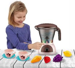 Kids Blender Juicer Blender Seos keittiötarvikkeilla Smoothie Maker Keittiökoneet Lelu Sound Light Teeskennellä leikkiä Leraning Lahja Ikä 3+