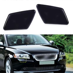2kpl vasen oikea etupuskurin ajovalojen pesurin suojus Volvo S40 V50 2005-2007