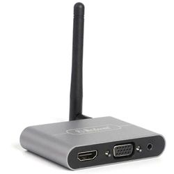 MiraScreen X6W plus 4K langaton HDMI-yhteensopiva näyttösovitin Kaksikaistainen 5 GHz: n WiFi-vastaanotin VGA langaton näyttö harmaa