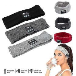 Unikuulokkeet langattomat, Bluetooth-urheilupääpantakuulokkeet erittäin ohuilla HD-stereokaiuttimilla, jotka sopivat täydellisesti nukkumiseen, har...