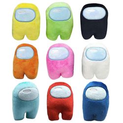 Uusi Among Us -peli Pehmo Pehmeät pehmolelutuket Figuuri Pehmot Lapset Xmas Gift-D Keltainen