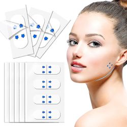 Varychmoo Øjeblikkelig ansigtshals og øjenløft Anti-rynke Facelift V Shape Tapes Skønhedsværktøj 40Pcs