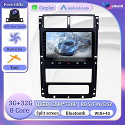 Bicaco Android 13 Til Peugeot 405 Carplay Monitor Touch Screen Navigation GPS Autoradio Videp Player Car Stereo Radio Multimedia 3G 32G KAMERA