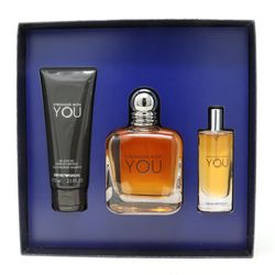 Giorgio Armani sterkere med deg eau de toilette 3-pc sett / ny med boks