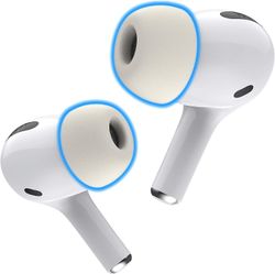 Wekity Skum Masters Memory Foam Øretupper For Airpods Pro | Komfortabel | Sikre | Bedre | for støyreduksjon Versjon 3.0 Erstatningsknopper (middels...