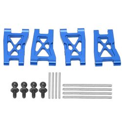 Metallinen etu- ja takajousitusvarsisarja RC-auton päivitysosat TRAXXAS Latrax Teton 1/18 -kaukosäätimelle CarBlue kuten kuvassa näkyy