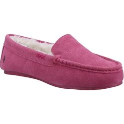 Hush Puppies Annie Mocassin Pink Suede Naisten Tohvelit Vaaleanpunainen 6 UK 39 EU