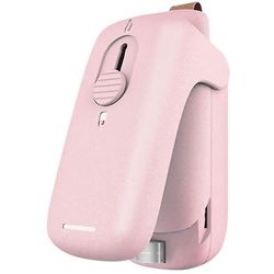 Mini taske sealer og cutter 2 i 1 håndholdt bærbar taske varme resealer til plastposer mad opbevaring snack