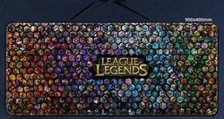 Lol League Of Legends All Heroes Collection Esports Mouse Pad -pelinäppäimistö Anti-slip Thickened Desk Pad