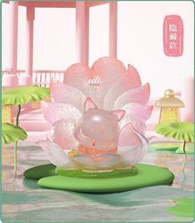 Bicaco Ancient Nine Fox Lotus Fairy & Looking For Auspicious Fox Blind Box Caja Ciega Blind Bag Anime Figur Sød Model Fødselsdagsgaver 4. skjulte stil