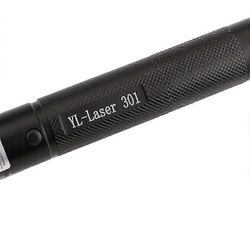 Laser 301 violetti laserosoitinkynä säädettävä tarkennus Super Laser näkyvä säde 405nm 5mw