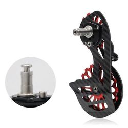 Hiilikuituinen takavaihtajan hihnapyörän ohjauspyörä malleihin Shimano Ultegra R8000 6870 6800 Dura-Ace 9070 90 Monivärinen SD4 Red