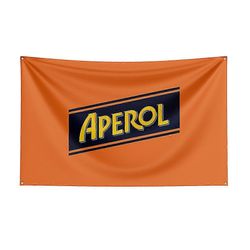 Syntynyt kaunis 3x5 Aperols lippu polyesteripainettu alkoholibanneri sisustukseen A 90 x 150cm