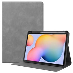 JVY Til Samsung Galaxy Tab S6 Lite P610 / P615 Cowhide Texture TPU Tablet Vandret flip læderetui med holder & søvn / vækningsfunktion & Pe