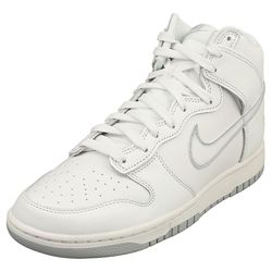 Nike Dunk Hi Retro herre modetrænere i Summit hvid Topmødet hvid 9.5 UK