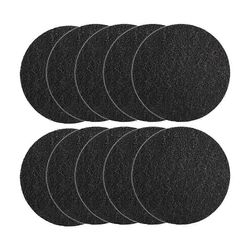 10kpl hiilisuodatin kompostiämpäriin 6,7 tuuman keittiö aktiivihiilikompostisäiliösuodatin repla Musta