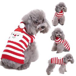 Pet Jul Santa Hund Holiday Sweater L