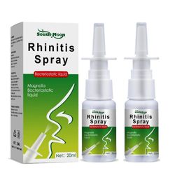 2stk Ny Rhinitis næsespray Naturlig hurtig lindring næsespray Nysen Bihulebetændelse Behandling Næsepleje Spray