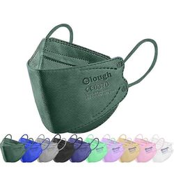 10kpl / 20kpl / 30kpl Ffp2 Kn95 Mask suojanaamio 4 kerrosta suojamaski Pölyn saastumisenestonaamari Tummansininen 10pcs
