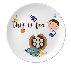 Hong Kong Xiaolongbao Dumpling Kina Søn Dessert Plate Dekorative Porcelæn 8 tommer Dinner Home