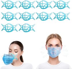 AIR2 3D silikone maske beslag Breathe Cup skær til pusterum (blå) 10PCS (Blå)