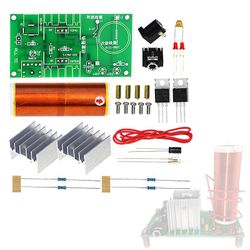 Unbrand Diy Kit Mini Tesla Spole Plasma Høyttaler Sett Elektronisk Felt Musikk Prosjekt Del Gull 1 Pc