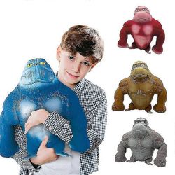 Maxi Baba Suuri Orangutan Purista Vent Doll Stress Relief Puristava lelu Harmaa