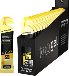 Torq Energy Gel Glutenfri Vegansk Naturliga Ingredienser Performance Booster - Låda med 15 Citron