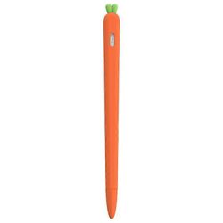 LOVE MEI Apple Pencil 2 porkkanan muotoiselle kynälle silikonisuojakotelon kansi Oranssi