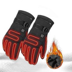 Lämmitetyt moottoripyöräkäsineet Ladattavat sähköakkulämmityskäsineet Säädettävät lämpötilatasot miehille ja naisille A1 Battery