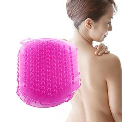 Massage Shower Brush Silikone Scrubber Handske Body Shower Eksfoliering Brush Akupunktur Stimulation Hud Clean