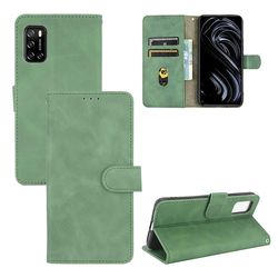 Etui til Rakuten Big S Cover Premium læder med kortholder Flip Folio magnetisk etui etui - sort Grøn