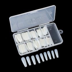 Grape Pp 100pc Kiste Tryk på negle Lang Ballerina falske falske nail tips