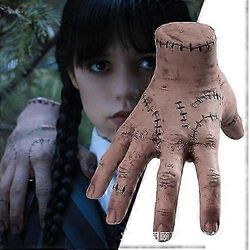 Addams Family Thing -käsi, realistinen arpinen lateksipalmun kauhuaiheinen rekvisiittakoriste, Adams Family Cosplay -käsi, sopii lahjaksi ystävälle...