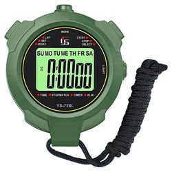 Linkrunning Stopur med fløjte, professionelt 2 hukommelsesstopur med mute og lysfunktion til sport Som vist As shown