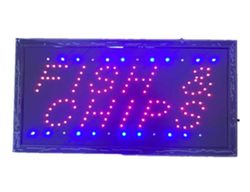 Huizhiwentong Neon Lights Led Animerede Fish Chips Tilmeld kunder attraktive Tilmeld Butik Tilmeld