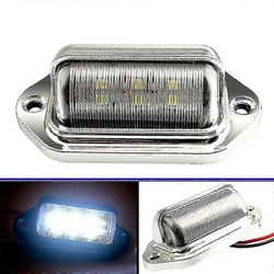 kromi 6 led-rekisterikilven tunnistevalo kuorma-auton maastoauton perävaunuun Universal s202412242800