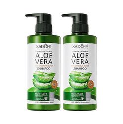 1/2/3 kpl hilsettä ehkäisevää shampoota, aloe vera -hilsettä korjaavaa shampoota, hilsettä ehkäisevää shampoota 2PCS