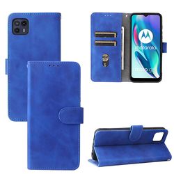 Etui til Motorola Moto G50 5g Cover Premium Læder Med Kortholder Flip Folio Magnetisk Etui Coque - Sort Blå