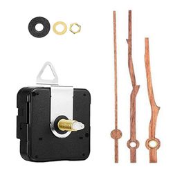DIY hiljainen kvartsiliikemekanismi seinäkello 20mm käsikello 12 tuuman kellolle vaihdetut osat, B Musta