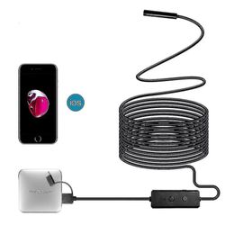 F160 8mm 720p Nei Ingen lading Soft Cord Trådløs Inspiser Borescope Wifi Scope Camera For Android Ios