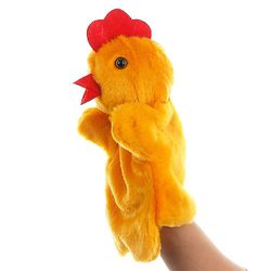 AIR Animal Hand Puppet Plys Legetøj Foregive Telling Story Prop 25cm 11