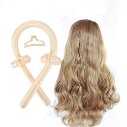 Jying Varmeløs Curling Rod Pandebånd Ingen Varme Krøller Ribbon Hår Ruller Sovende Soft Headband Hair Curlers Diy Hair Styling Tools leopard mønster