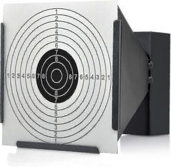 14 x 14cm kohdejalusta + 100 kohdetta ilmapellettiloukku airsoft-kivääri musta suppilo