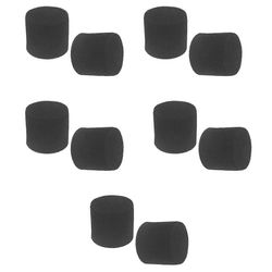 10 kpl sienitulppia kaiutinporttiputkille Bassorefleksiputket kaiutinbassokaiuttimen tuuletusaukot parantavat bassoa Musta